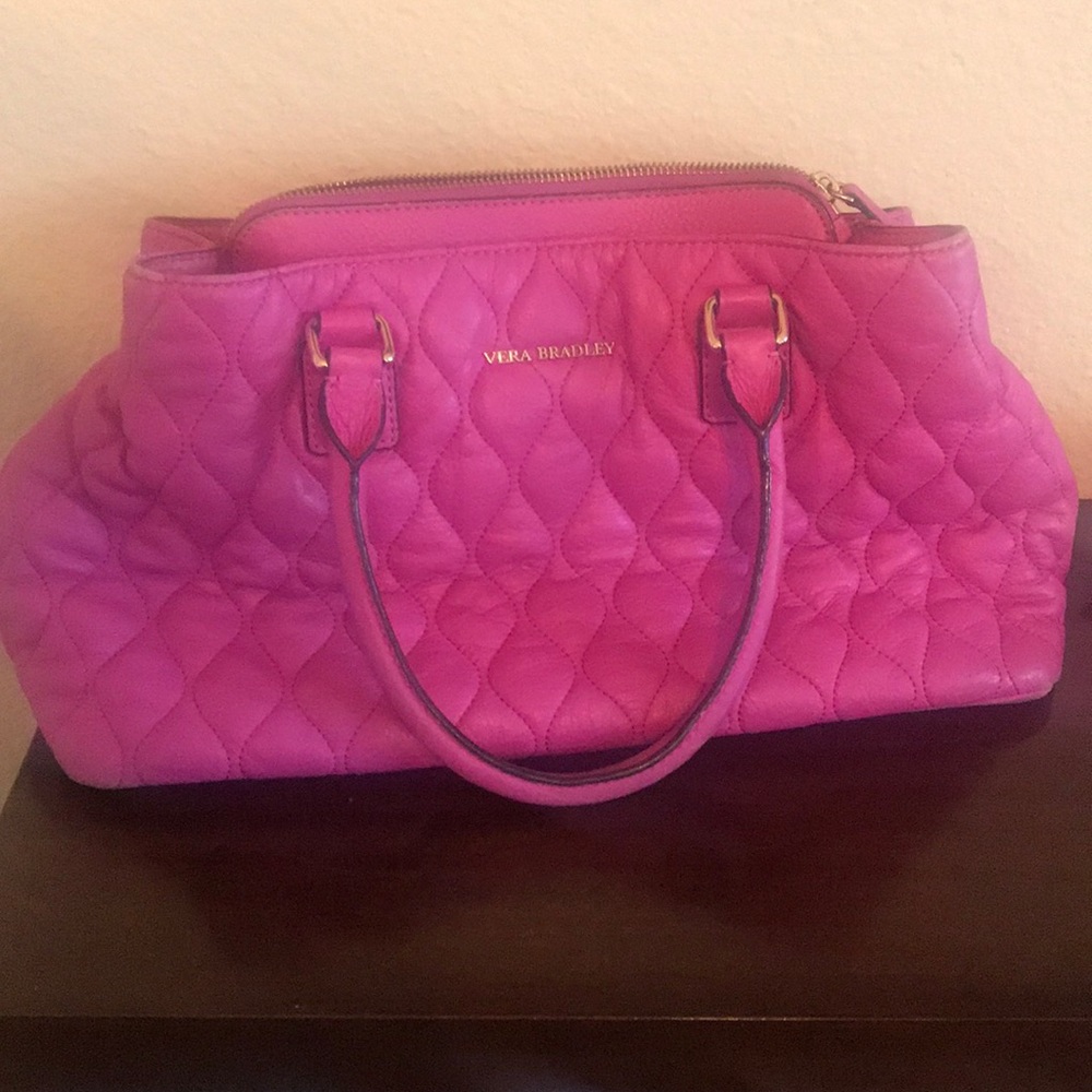 Vera Bradley large leather purse